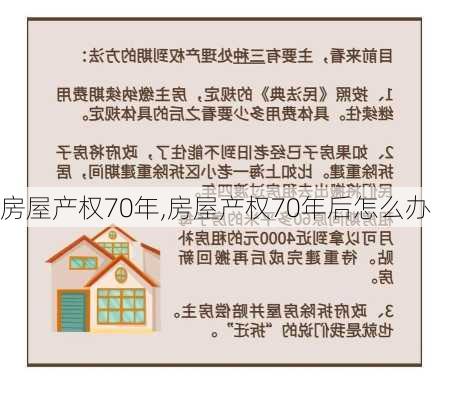 房屋产权70年,房屋产权70年后怎么办