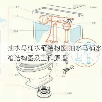 抽水马桶水箱结构图,抽水马桶水箱结构图及工作原理