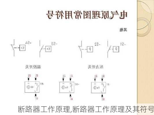 断路器工作原理,断路器工作原理及其符号