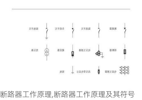 断路器工作原理,断路器工作原理及其符号