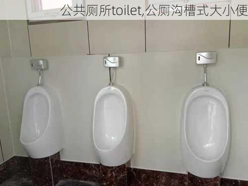 公共厕所toilet,公厕沟槽式大小便