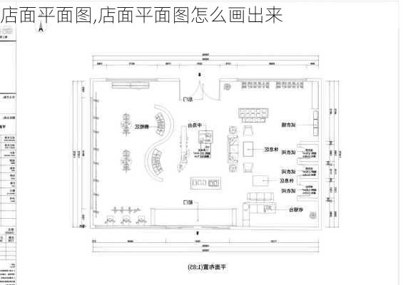 店面平面图,店面平面图怎么画出来