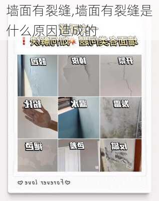 墙面有裂缝,墙面有裂缝是什么原因造成的