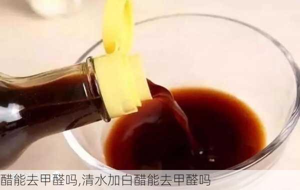 醋能去甲醛吗,清水加白醋能去甲醛吗