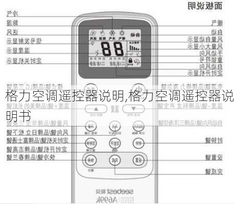 格力空调遥控器说明,格力空调遥控器说明书