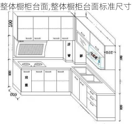 整体橱柜台面,整体橱柜台面标准尺寸