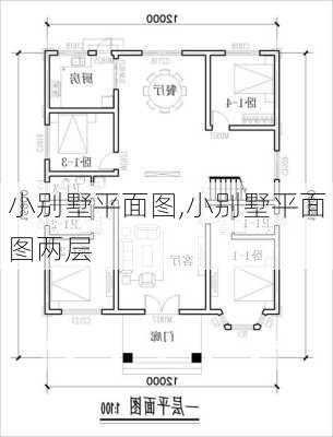 小别墅平面图,小别墅平面图两层