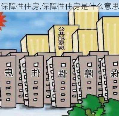 保障性住房,保障性住房是什么意思