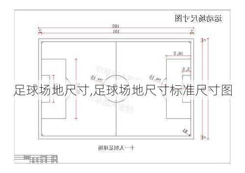 足球场地尺寸,足球场地尺寸标准尺寸图