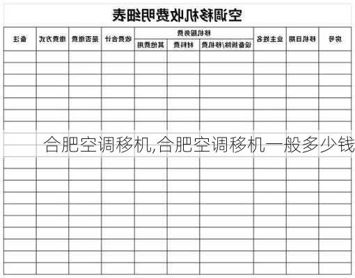 合肥空调移机,合肥空调移机一般多少钱