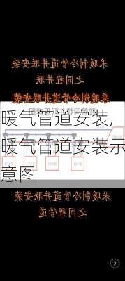 暖气管道安装,暖气管道安装示意图