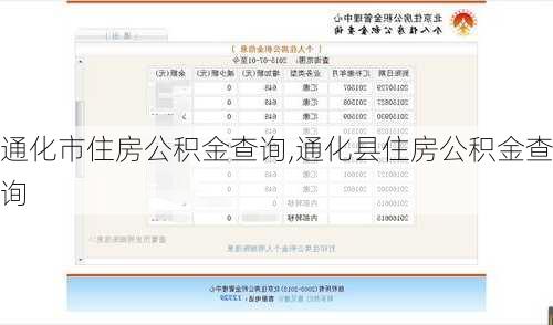 通化市住房公积金查询,通化县住房公积金查询