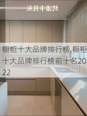 橱柜十大品牌排行榜,橱柜十大品牌排行榜前十名2022