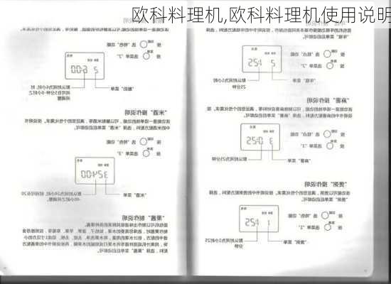 欧科料理机,欧科料理机使用说明