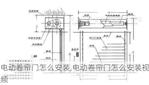 电动卷帘门怎么安装,电动卷帘门怎么安装视频