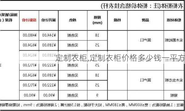 定制衣柜,定制衣柜价格多少钱一平方