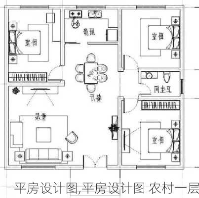 平房设计图,平房设计图 农村一层