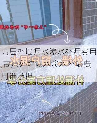 高层外墙漏水渗水补漏费用,高层外墙漏水渗水补漏费用谁承担