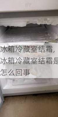 冰箱冷藏室结霜,冰箱冷藏室结霜是怎么回事