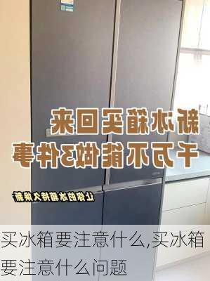 买冰箱要注意什么,买冰箱要注意什么问题