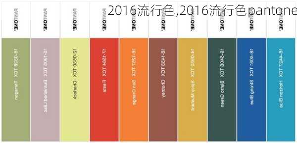 2016流行色,2016流行色pantone