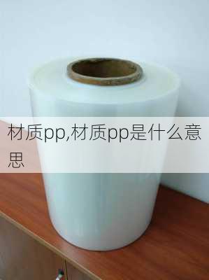 材质pp,材质pp是什么意思