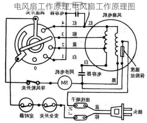 电风扇工作原理,电风扇工作原理图