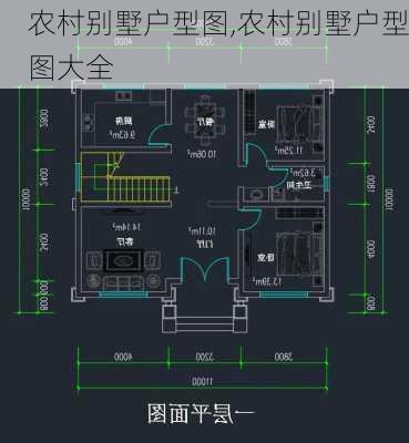 农村别墅户型图,农村别墅户型图大全