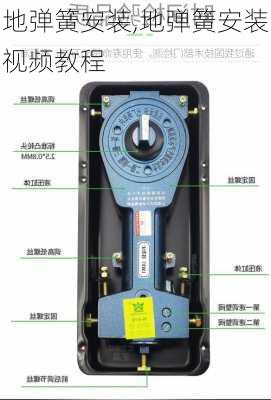 地弹簧安装,地弹簧安装视频教程