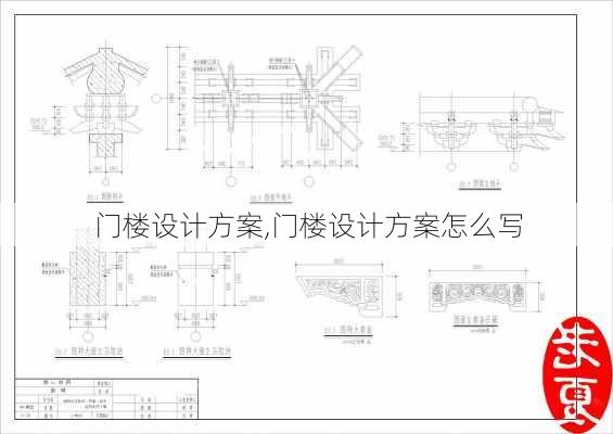 门楼设计方案,门楼设计方案怎么写